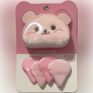 Danbar Global Keychain Bag & Makeup Puffs Set
